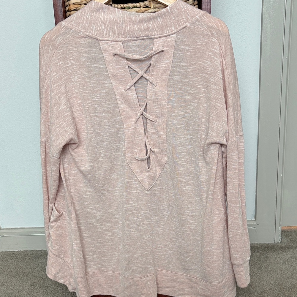 A New Day Blush Open Front Cardigan - Picture 6 of 8
